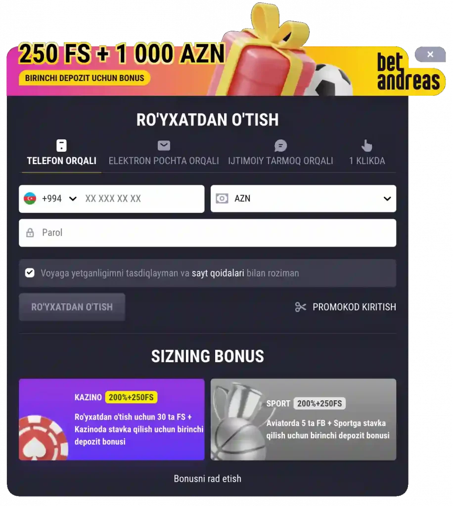 betandreas-casino-registraciya